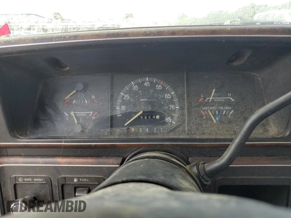 1989 Ford F-150 with VIN 1FTEF14H5KNB08484, listed as a Copart auction lot 57740504 with 69,414 mi miles and Salvage Title. Bid and sale history available at carsss.com. Image 9.