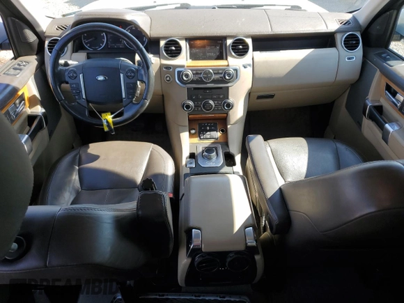 2016 Land Rover LR4 HSE Lux with VIN SALAK2V69GA792458, listed as a Copart auction lot 52592155 with 128,664 mi miles and Salvage Title. Bid and sale history available at DreamBid. Image 8.