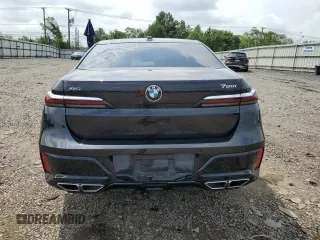 2024 BMW 7 Series 760i xDrive with VIN WBA33EJ05RCS20369, listed as a Copart auction lot 58822485 with 14,554 mi miles and Salvage title. Bid and sale history available at DreamBid. Image 6.