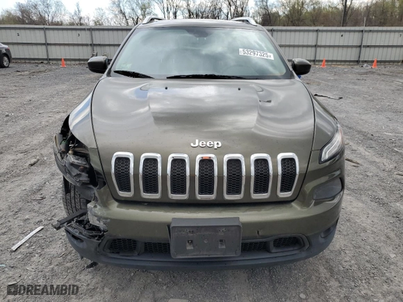 2014 Jeep Cherokee Latitude with VIN 1C4PJMCS4EW192981, listed as a Copart auction lot 53297325 with 109,006 mi miles and Salvage Title. Bid and sale history available at carsss.com. Image 5.