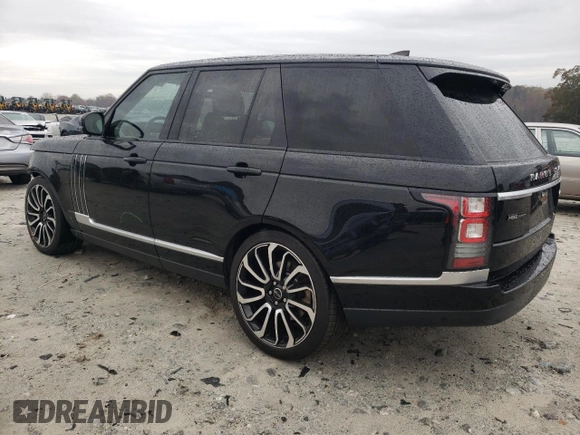 2017 Land Rover Range Rover HSE z VIN SALGS2FK9HA325581, wystawiony jako Copart lot #80923614 z przebiegiem 124 193 mil mil oraz Szkoda całkowita • Salvage title. Historia ofert i sprzedaży dostępna na DreamBid. Obrazek 2.