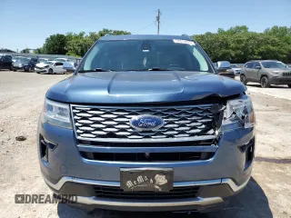 2018 Ford Explorer Platinum z VIN 1FM5K8HT4JGA54385, wystawiony jako Copart lot #57814475 z przebiegiem 105 489 mil mil oraz Szkoda całkowita • Salvage title. Historia ofert i sprzedaży dostępna na DreamBid. Obrazek 5.