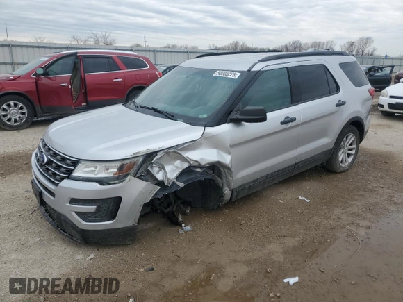 2016 Ford Explorer with VIN 1FM5K8BH4GGC32406, listed as a Copart auction lot 50003225 with 124,896 mi miles and Salvage Title. Bid and sale history available at DreamBid. Image 1.