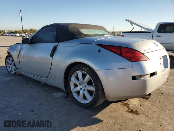 2005 Nissan 350Z Touring with VIN JN1AZ36A55M753747, listed as a Copart auction lot 79503024 with Not provided miles and Salvage title. Bid and sale history available at DreamBid. Image 2.