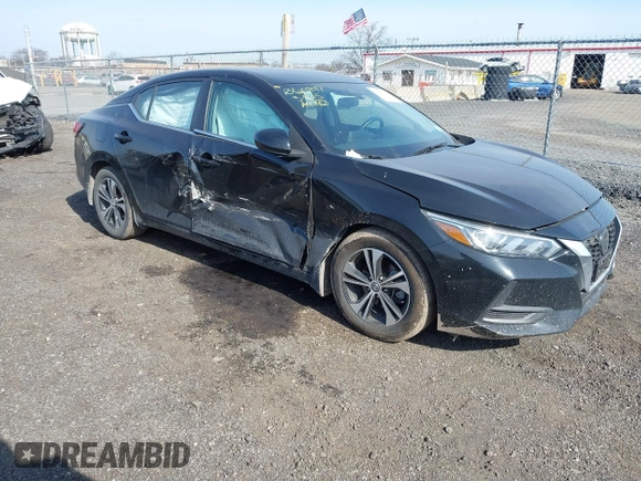 2021 Nissan Sentra SV z VIN 3N1AB8CVXMY279895, wystawiony jako IAAI lot #41794768 z przebiegiem 169 955 mil mil oraz . Historia ofert i sprzedaży dostępna na DreamBid. Obrazek 3.