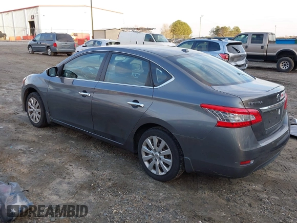 2015 Nissan Sentra SV with VIN 3N1AB7AP3FL684804, listed as a IAAI auction lot 41117429 with 166,717 mi miles and . Bid and sale history available at DreamBid. Image 3.