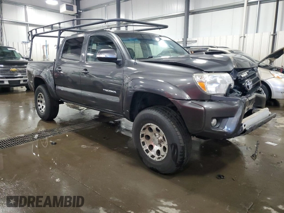 2014 Toyota Tacoma with VIN 3TMLU4EN3EM151500, listed as a Copart auction lot 57147705 with 170,240 mi miles and Salvage title. Bid and sale history available at DreamBid. Image 4.