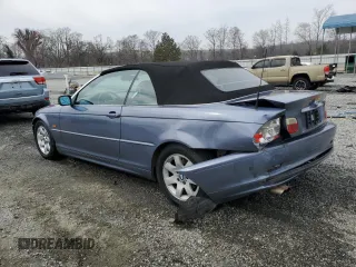 2003 BMW 3 Series 325Ci with VIN WBABS33403PG92095, listed as a Copart auction lot 48967325 with 189,880 mi miles and Salvage Title. Bid and sale history available at carsss.com. Image 2.