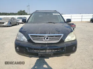 2006 Lexus RX 400h with VIN JTJHW31UX60001795, listed as a Copart auction lot 64407255 with 163,818 mi miles and Salvage title. Bid and sale history available at DreamBid. Image 5.