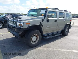 2003 Hummer H2 z VIN 5GRGN23U63H131139, wystawiony jako IAAI lot #42540561 z przebiegiem 182 365 mil mil oraz . Historia ofert i sprzedaży dostępna na DreamBid. Obrazek 2.