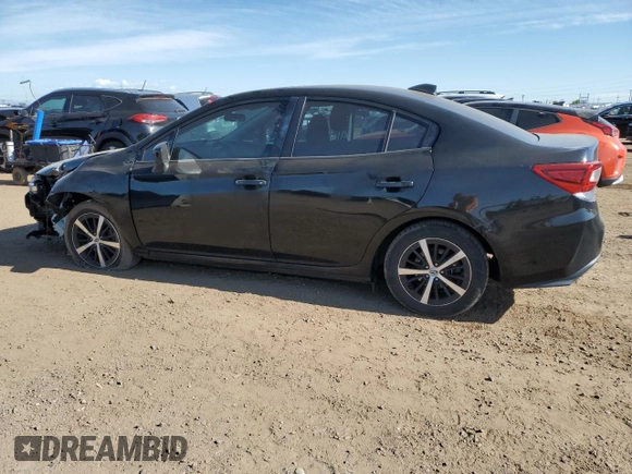 2021 Subaru Impreza Premium with VIN 4S3GKAD64M3602675, listed as a Copart auction lot 57650615 with 79,227 mi miles and Salvage title. Bid and sale history available at DreamBid. Image 2.