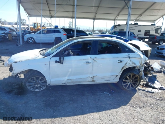 2018 Audi A3 Sedan Premium with VIN WAUB8GFF7J1050666, listed as a IAAI auction lot 41625893 with 1 mi miles. Bid and sale history available at carsss.com. Image 14.