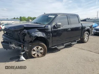 2019 Ford F-150 XL with VIN 1FTEW1EB5KFC10873, listed as a Copart auction lot 55111915 with 216,493 mi miles and Salvage title. Bid and sale history available at DreamBid. Image 1.