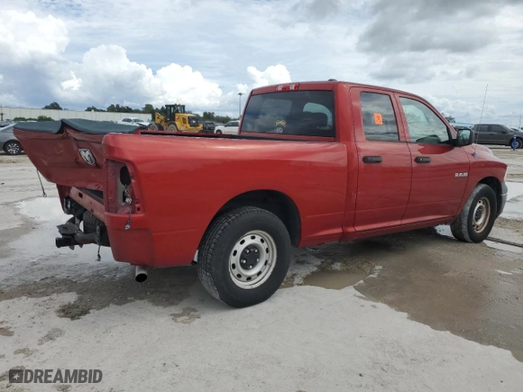 2009 Dodge Ram 1500 ST with VIN 1D3HB18P39S732412, listed as a Copart auction lot 70824854 with 119,329 mi miles and Salvage Title. Bid and sale history available at carsss.com. Image 3.