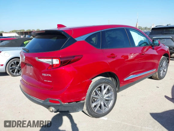 2019 Acura RDX Technology with VIN 5J8TC2H59KL001912, listed as a IAAI auction lot 40554335 with 45,986 mi miles and . Bid and sale history available at DreamBid. Image 4.