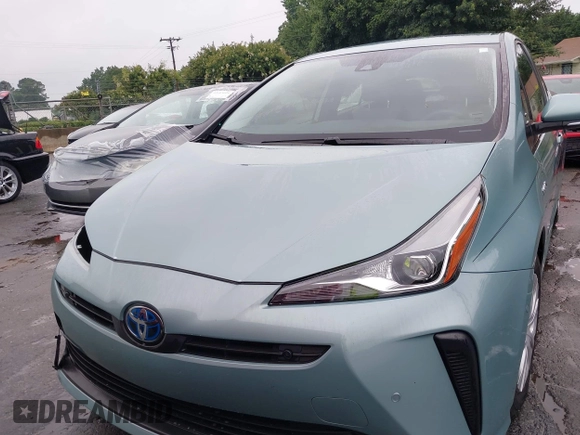 2022 Toyota Prius L Eco with VIN JTDKAMFU4N3158998, listed as a IAAI auction lot 42625041 with 43,033 mi miles and . Bid and sale history available at DreamBid. Image 13.