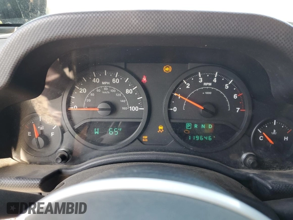 2008 Jeep Wrangler X with VIN 1J4FA24188L501681, listed as a Copart auction lot 52442365 with 119,646 mi miles and Clean Title. Bid and sale history available at DreamBid. Image 9.