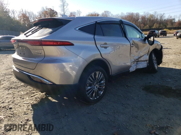 2021 Toyota Venza LE with VIN JTEAAAAH0MJ025178, listed as a Copart auction lot 66631192 with 20,301 mi miles. Bid and sale history available at carsss.com. Image 4.