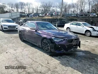 2022 BMW 2 Series M240i xDrive z VIN 3MW53CM09N8C49139, wystawiony jako Copart lot #87320934 z przebiegiem 26 753 mil mil oraz Szkoda całkowita • Salvage title. Historia ofert i sprzedaży dostępna na DreamBid. Obrazek 11.