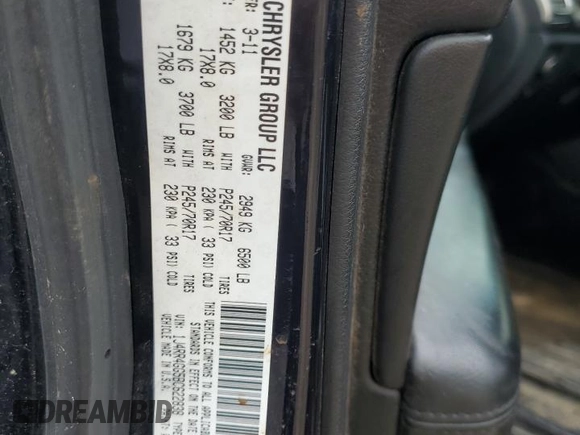 2011 Jeep Grand Cherokee Laredo with VIN 1J4RR4GG5BC622838, listed as a Copart auction lot 62221365 with 287,115 mi miles and Clean title. Bid and sale history available at DreamBid. Image 13.
