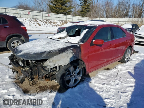 2010 Ford Fusion SPORT with VIN 3FAHP0KC6AR201723, listed as a Copart auction lot 43607855 with 0 mi miles and Clean Title. Bid and sale history available at carsss.com. Image 1.