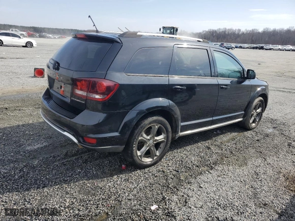 2015 Dodge Journey Crossroad with VIN 3C4PDCGG6FT611329, listed as a Copart auction lot 48380765 with 181,490 mi miles and Salvage Title. Bid and sale history available at carsss.com. Image 3.