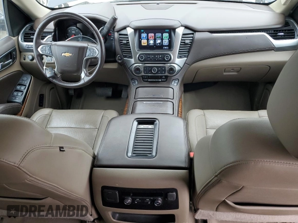 2020 Chevrolet Tahoe Premier with VIN 1GNSKCKC9LR153690, listed as a Copart auction lot 48520425 with 41,418 mi miles and Salvage title. Bid and sale history available at DreamBid. Image 8.