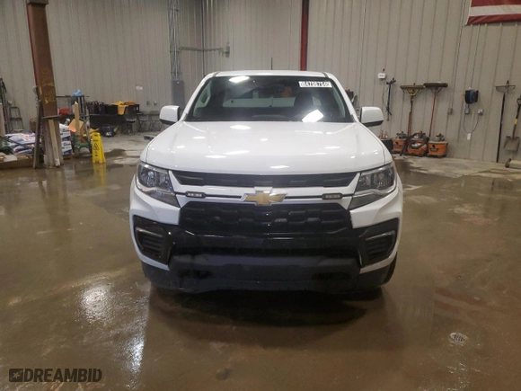 2021 Chevrolet Colorado 4WD LT with VIN 1GCHTCEA9M1250205, listed as a Copart auction lot 84706704 with 45,485 mi miles and Clean Title. Bid and sale history available at carsss.com. Image 5.