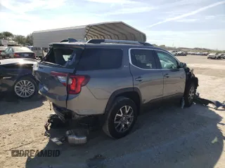 2020 GMC Acadia SLT with VIN 1GKKNMLS1LZ236143, listed as a Copart auction lot 32070621 with 10,445 mi miles and Non Repairable. Bid and sale history available at DreamBid. Image 4.
