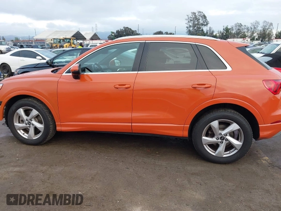2021 Audi Q3 Premium with VIN WA1AUCF30M1137042, listed as a IAAI auction lot 41502456 with 61,742 mi miles and . Bid and sale history available at DreamBid. Image 15.