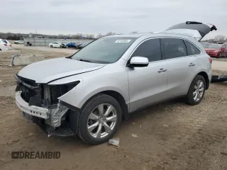 2015 Acura MDX Advance/Entertainment Pkg with VIN 5FRYD4H88FB022507, listed as a Copart auction lot 43153865 with 178,288 mi miles and Salvage Title. Bid and sale history available at carsss.com. Image 1.