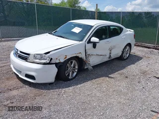 2012 Dodge Avenger SXT with VIN 1C3CDZCB2CN290465, listed as a IAAI auction lot 42082918 with 188,793 mi miles and . Bid and sale history available at carsss.com. Image 2.