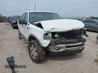 2008 Ford F-150 XLT with VIN 1FTPW12V88FA45708, listed as a IAAI auction lot 42069177 with 188,921 mi miles. Bid and sale history available at carsss.com. Image 1.
