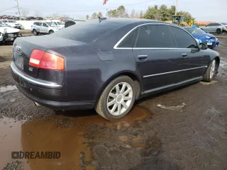 2005 Audi A8 L with VIN WAUML44E85N016315, listed as a Copart auction lot 46467405 with 224,069 mi miles and Salvage Title. Bid and sale history available at carsss.com. Image 3.