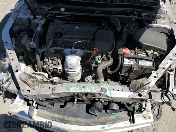 2017 Acura TLX with VIN 19UUB1F3XHA001490, listed as a Copart auction lot 58443345 with 92,609 mi miles and Salvage title. Bid and sale history available at DreamBid. Image 11.