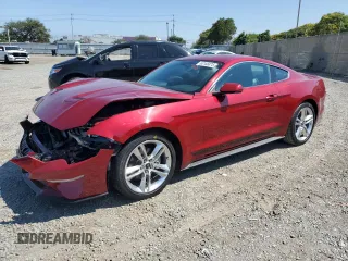 2018 Ford Mustang EcoBoost with VIN 1FA6P8TH1J5154684, listed as a Copart auction lot 63166875 with 18,845 mi miles and Salvage title. Bid and sale history available at DreamBid. Image 1.