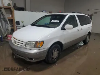 2002 Toyota Sienna LE with VIN 4T3ZF13C22U486259, listed as a Copart auction lot 48804725 with 175,497 mi miles and Salvage Title. Bid and sale history available at carsss.com. Image 1.