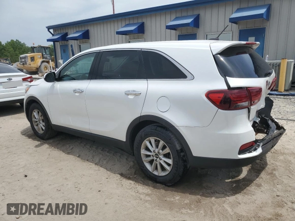 2019 Kia Sorento LX z VIN 5XYPG4A55KG491450, wystawiony jako Copart lot #53295675 z przebiegiem 83 042 mil mil oraz Nie do naprawy • Non repairable. Historia ofert i sprzedaży dostępna na DreamBid. Obrazek 2.