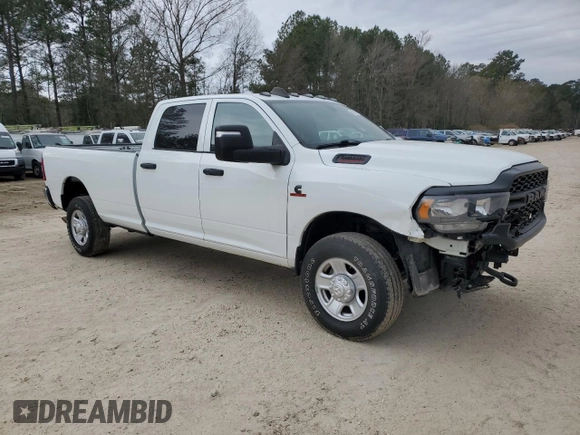 2023 Ram 2500 Tradesman with VIN 3C6UR5HL1PG539582, listed as a Copart auction lot 45081005 with 40,850 mi miles and Salvage Title. Bid and sale history available at carsss.com. Image 4.
