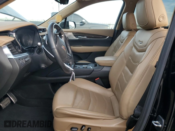 2023 Cadillac XT6 AWD Sport with VIN 1GYKPHRS3PZ150630, listed as a Copart auction lot 43557595 with 54,299 mi miles and Salvage title. Bid and sale history available at DreamBid. Image 7.