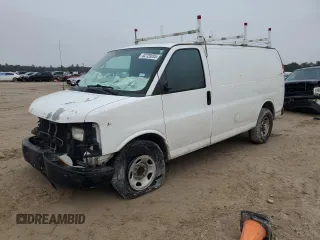 2012 Chevrolet Express Cargo z VIN 1GCZGTCA4C1161183, wystawiony jako Copart lot #42729285 z przebiegiem 358 463 mil mil oraz Szkoda całkowita • Salvage title. Historia ofert i sprzedaży dostępna na DreamBid. Obrazek 1.