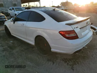 2013 Mercedes-Benz C-Class C 63 AMG with VIN WDDGJ7HB2DG071519, listed as a Copart auction lot 81365824 with 95,097 mi miles and Salvage Title. Bid and sale history available at carsss.com. Image 2.