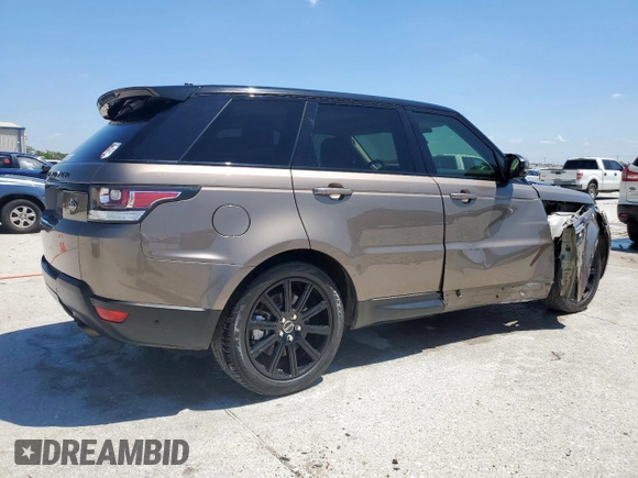 2016 Land Rover Range Rover Sport HSE with VIN SALWR2VFXGA545189, listed as a Copart auction lot 53912775 with 88,310 mi miles and Salvage Title. Bid and sale history available at DreamBid. Image 3.