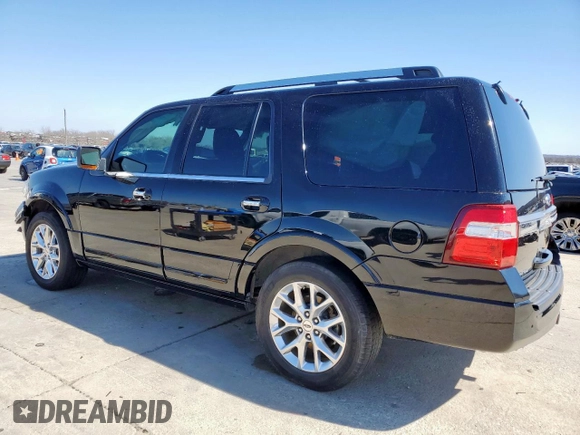 2017 Ford Expedition Limited z VIN 1FMJU1KT7HEA64780, wystawiony jako Copart lot #46847015 z przebiegiem 102 874 mil mil oraz Szkoda całkowita • Salvage title. Historia ofert i sprzedaży dostępna na DreamBid. Obrazek 2.