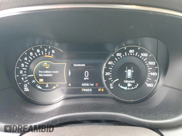 2019 Lincoln MKC Reserve with VIN 5LMCJ3C97KUL46993, listed as a Copart auction lot 55403035 with 42,638 mi miles and Salvage title. Bid and sale history available at DreamBid. Image 9.
