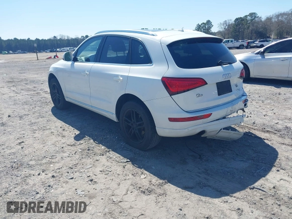 2015 Audi Q5 Premium Plus with VIN WA1LFAFP7FA103337, listed as a IAAI auction lot 41781390 with 96,465 mi miles and . Bid and sale history available at DreamBid. Image 3.