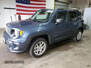2022 Jeep Renegade Latitude z VIN ZACNJDB16NPN90512, wystawiony jako Copart lot #51840205 z przebiegiem 5 634 mil mil oraz Szkoda całkowita • Salvage title. Historia ofert i sprzedaży dostępna na DreamBid. Obrazek 1.