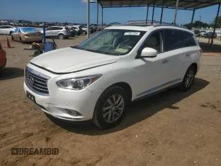 2013 Infiniti JX35 with VIN 5N1AL0MN6DC330680, listed as a Copart auction lot 71867564 with 65,203 mi miles and Salvage Title. Bid and sale history available at carsss.com. Image 1.