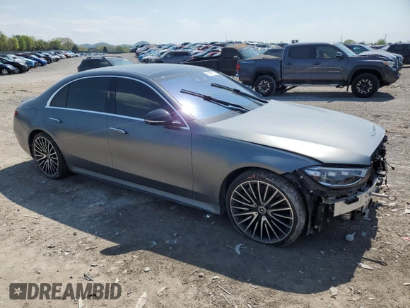 2022 Mercedes-Benz S 580 с VIN W1K6G7GB4NA106528, выставлен на аукционе Copart как лот 52556115 с пробегом 39 827 миль миль и Списание • Salvage title. История ставок и продаж доступна на DreamBid. Изображение 4.