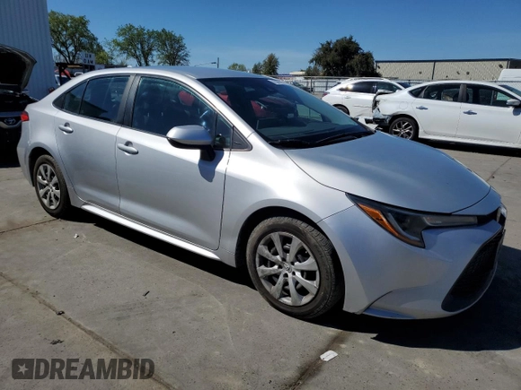 2020 Toyota Corolla LE with VIN 5YFEPRAEXLP121743, listed as a Copart auction lot 50136915 with 127,691 mi miles and Clean Title. Bid and sale history available at carsss.com. Image 4.